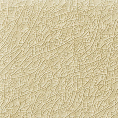 Close-up of a sand dollar ceramic tile showing a sandy beige color with subtle color variations and a detailed cracked texture for a natural and earthy aesthetic.