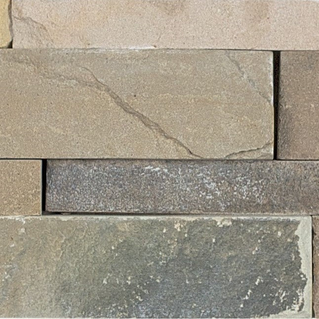 African Dune Limestone ledger stone panel close look