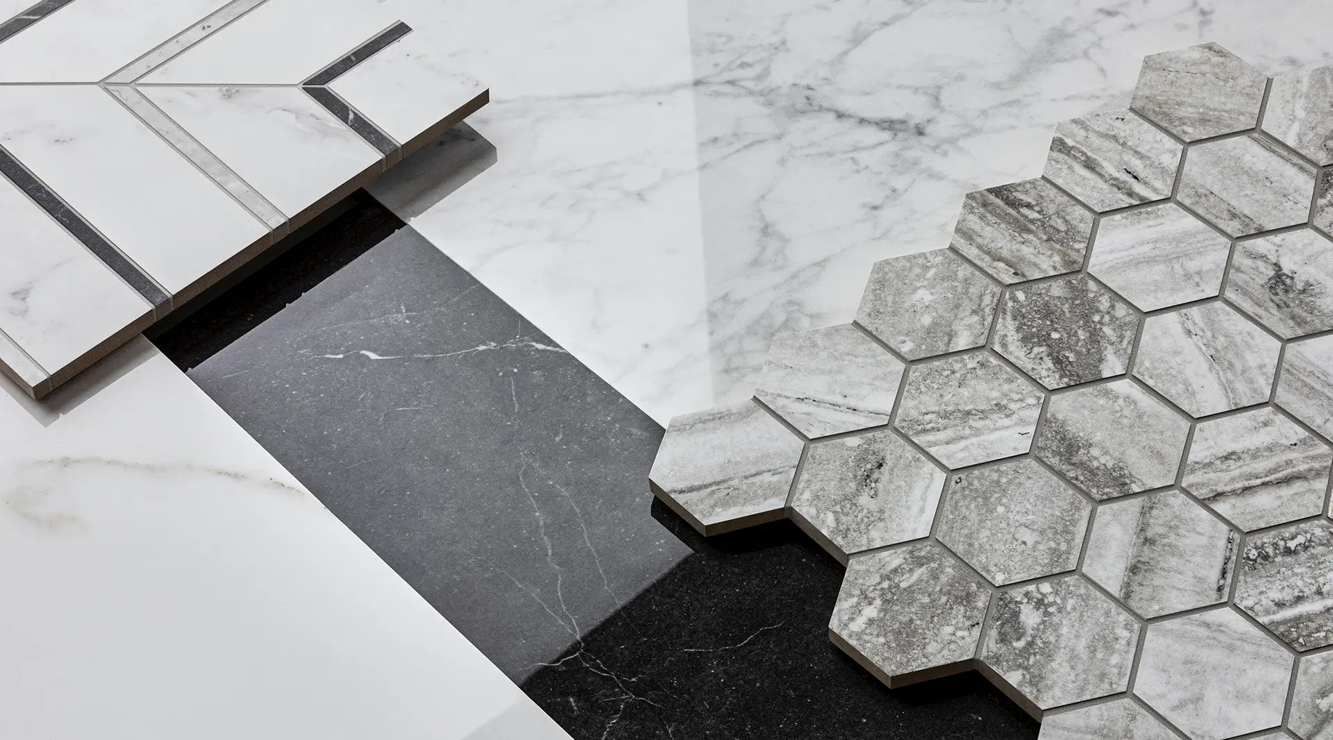 Modern bathroom featuring Anatolia La Marca porcelain tile collection with marble effect on floor and walls, showcasing elegant design and neutral tones