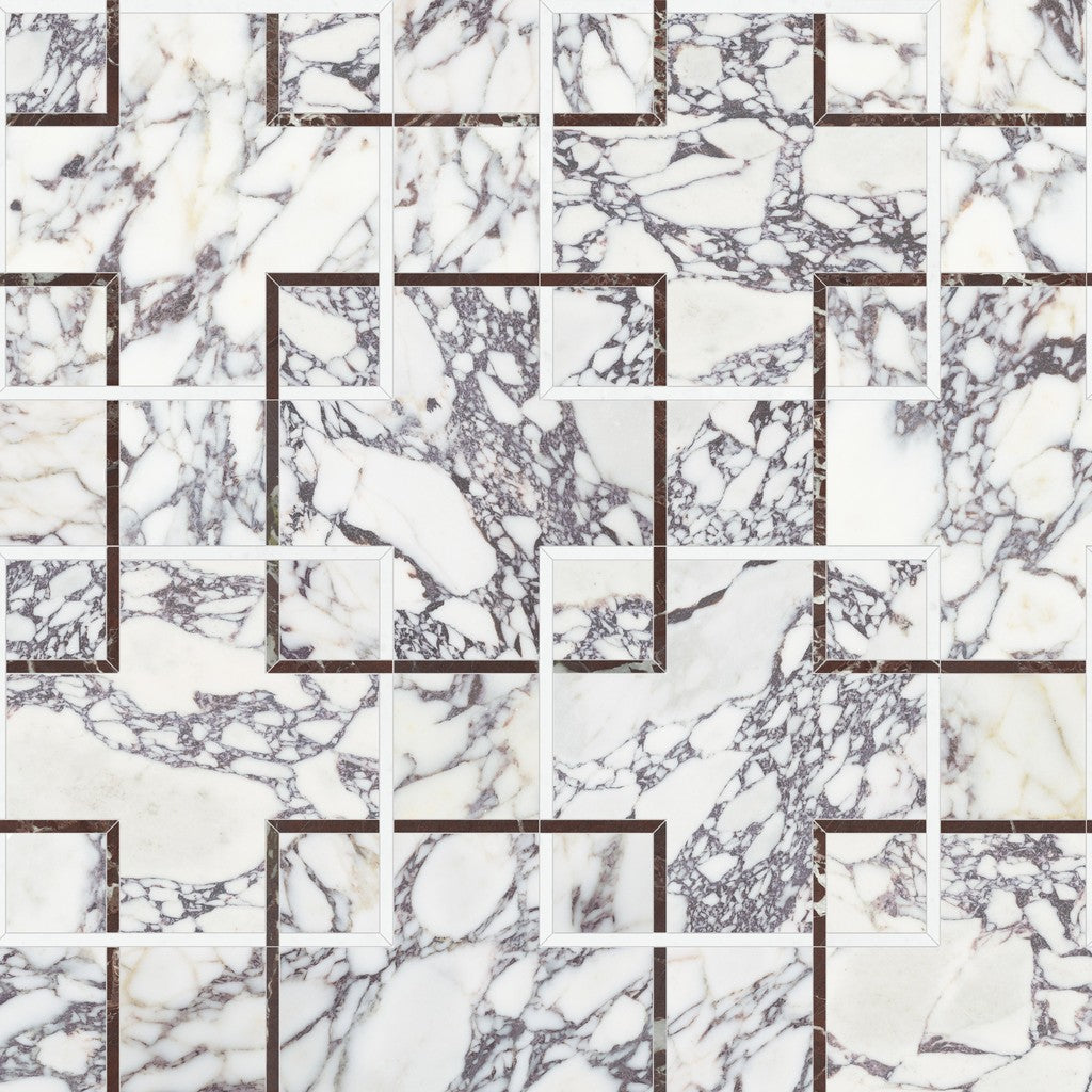 Utopio Orchid Waterjet Mosaic Tile collection image