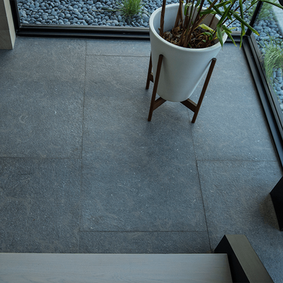 Blue Limestone tile and surface collection