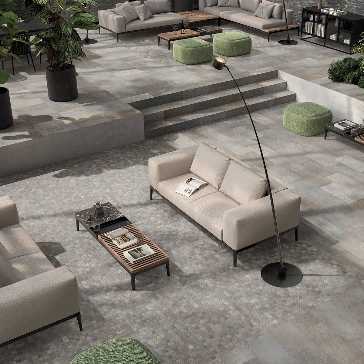 material porcelain look stone bluestone