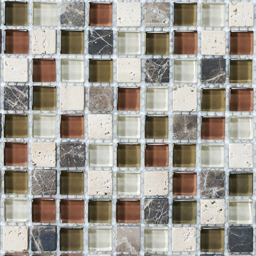 GS Blend Cabernet Stone Blend&Glass Mosaic