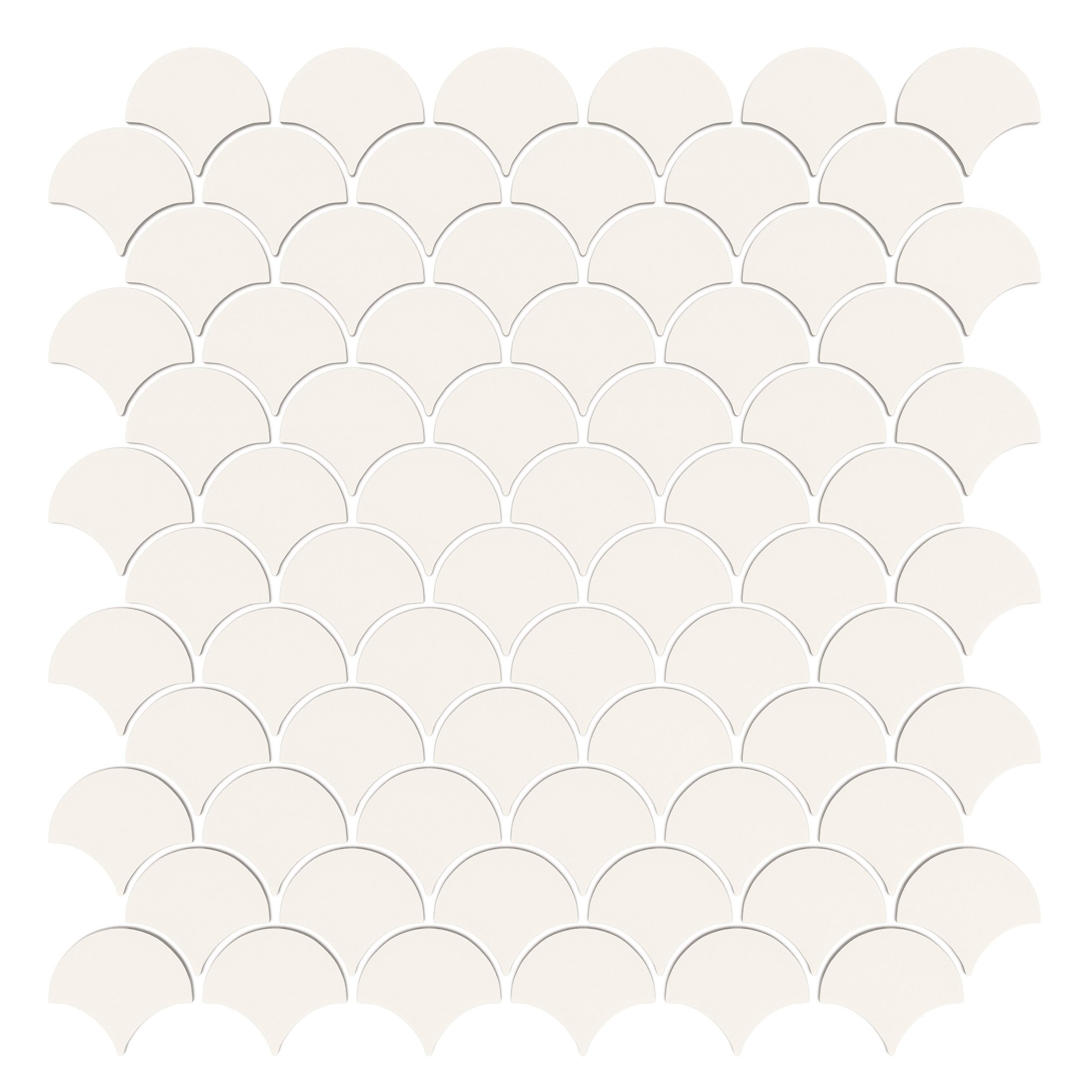 material porcelain look solid color white white