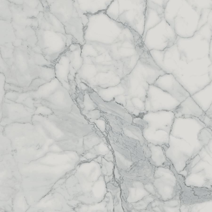 Elegant white porcelain tile with subtle gray veining, ideal for luxurious flooring and wall installations.