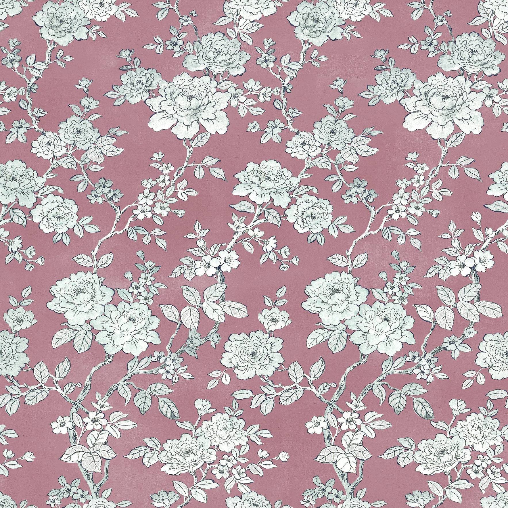 Crea La Dark Pink Deco Porcelain