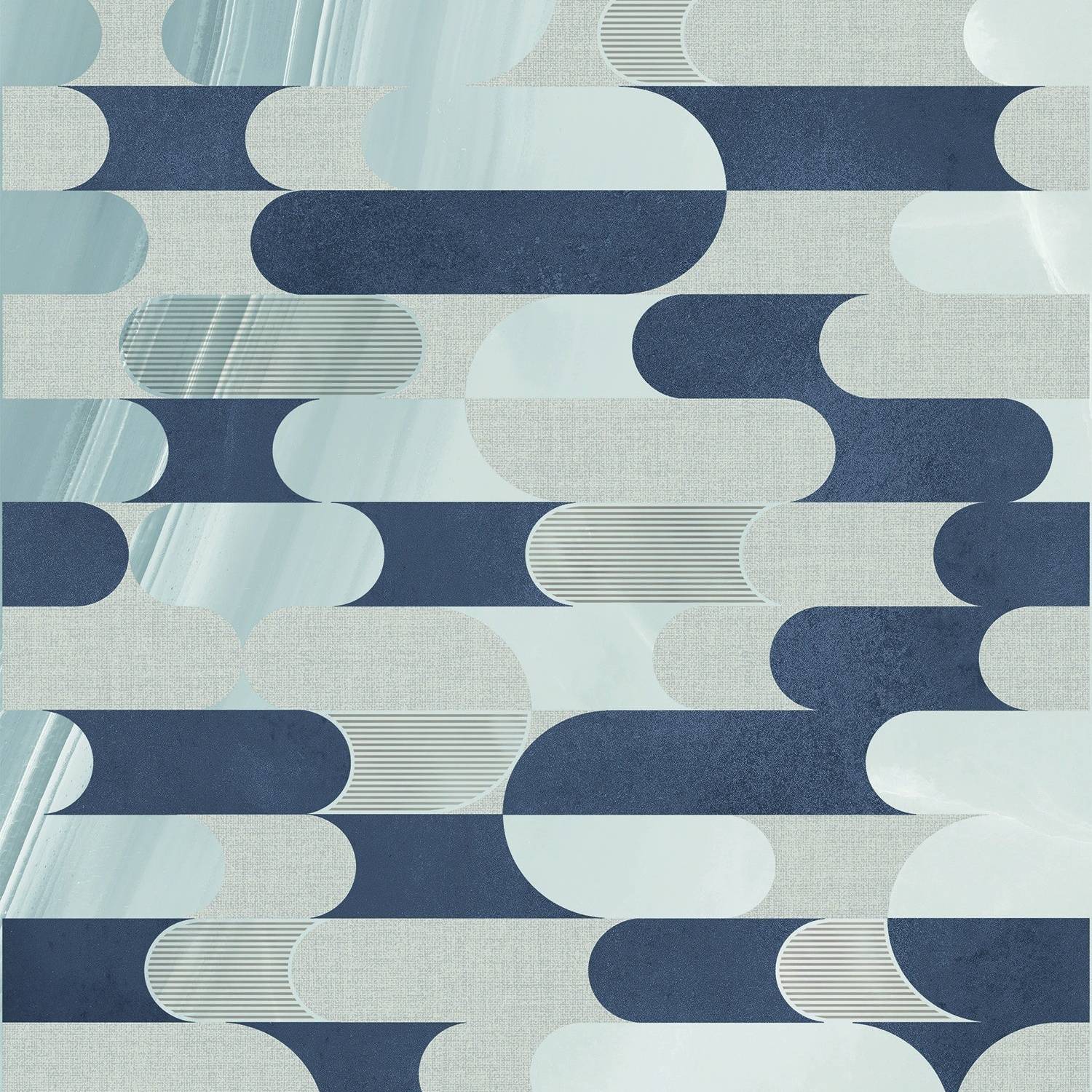 Oro Blue Deco Porcelain