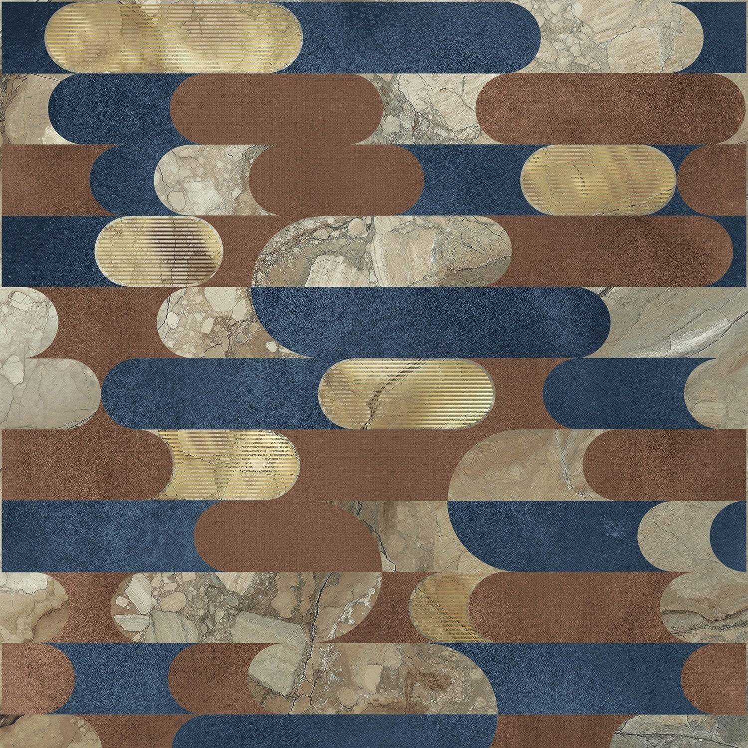 Oro Brown Deco Porcelain