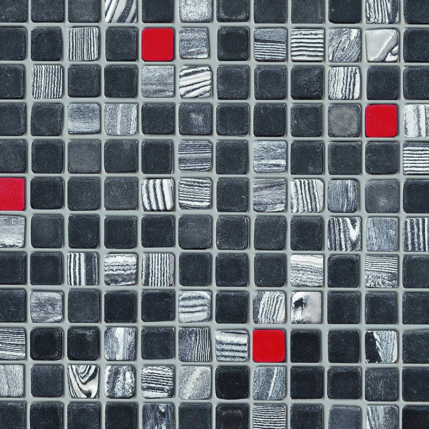 65 Parallelo Black Deco Porcelain