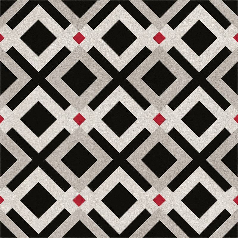 Moon Brown Beige White Red Deco Porcelain