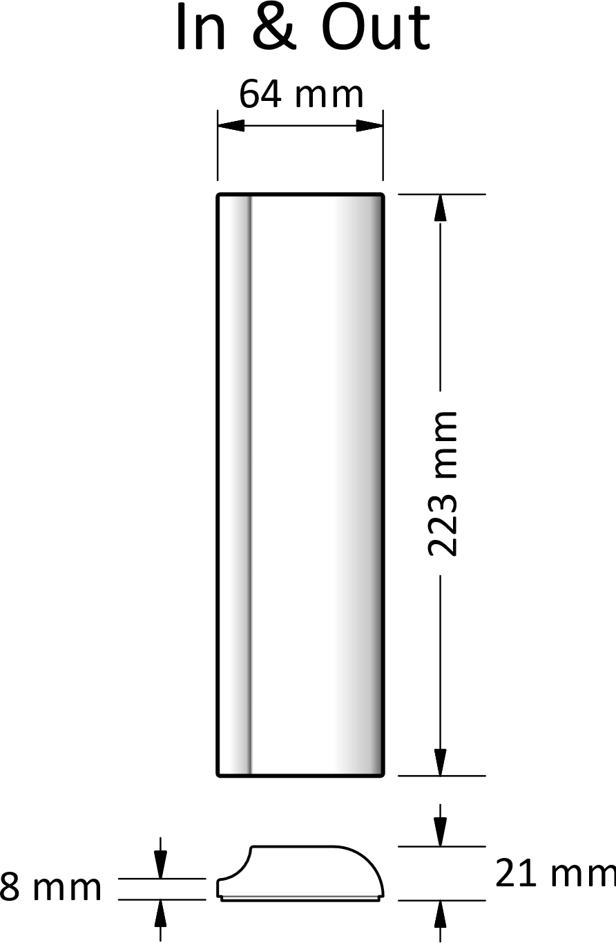 Contours In & Out Bar Liner 2 1/2x9