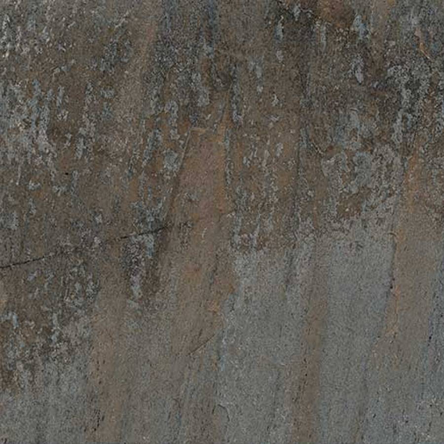 Porcelain tile with brown and gray tones, ideal for modern flooring and wall design.