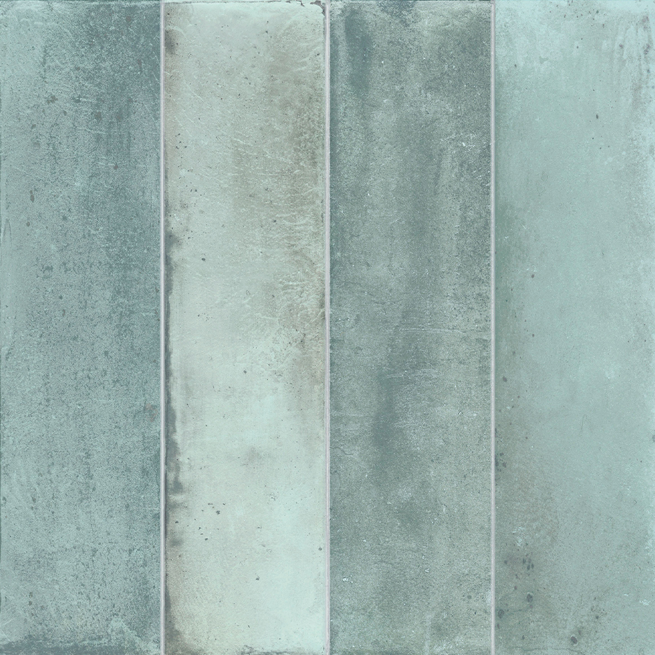 Green Timeless Elon porcelain tile with zellige-style finish from the Timeless Porcelain collection available at Surface Group online store