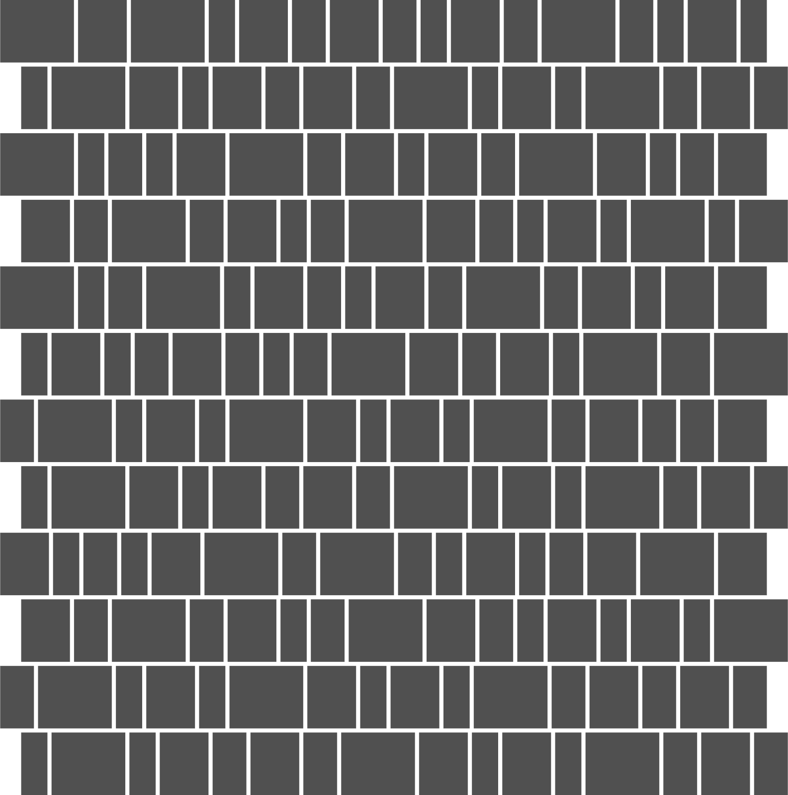 Haisen Barcode Colored Glass Mosaic