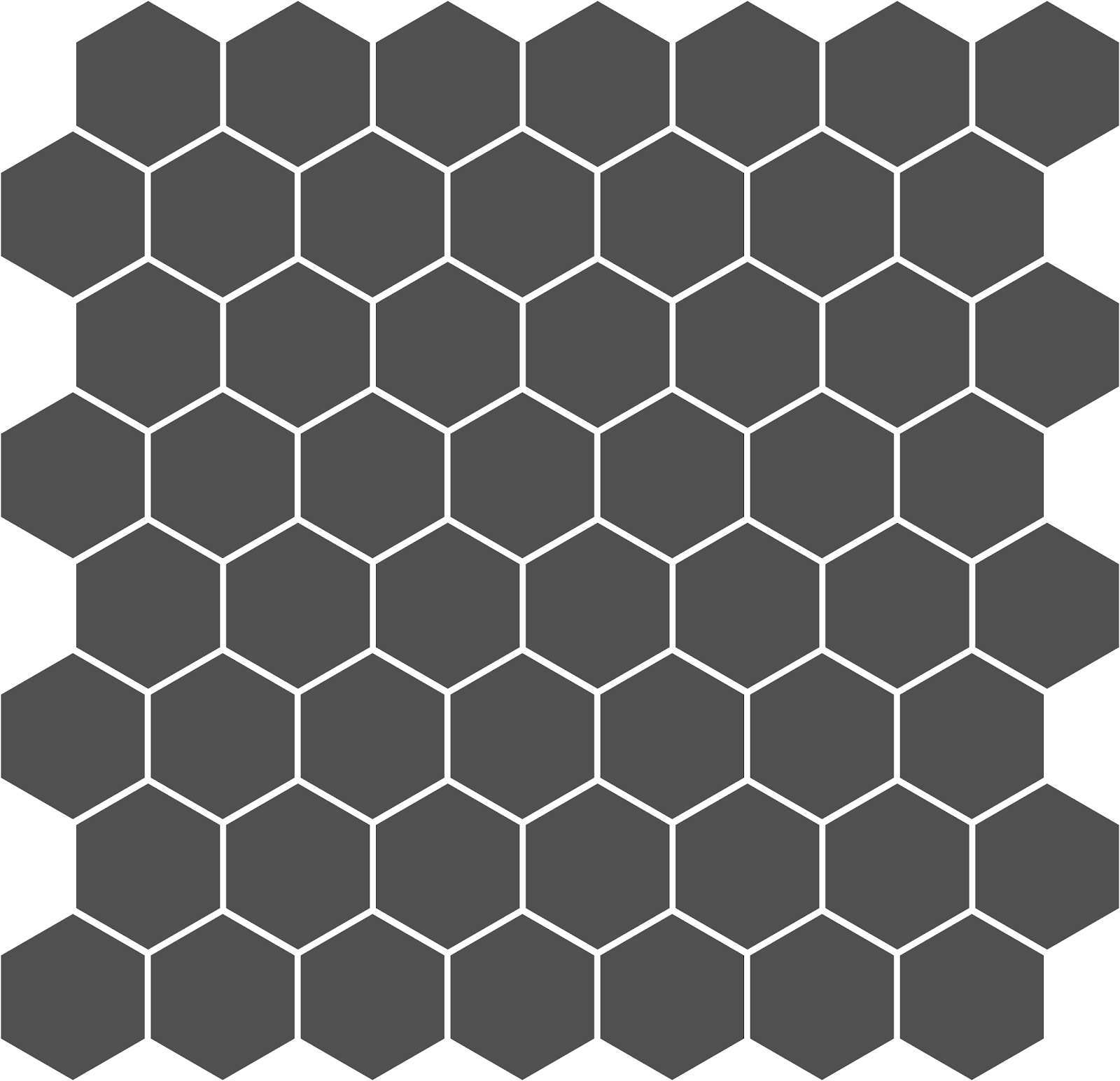 Just Add Water Hexagonal 2 Colored Glass Mosaic