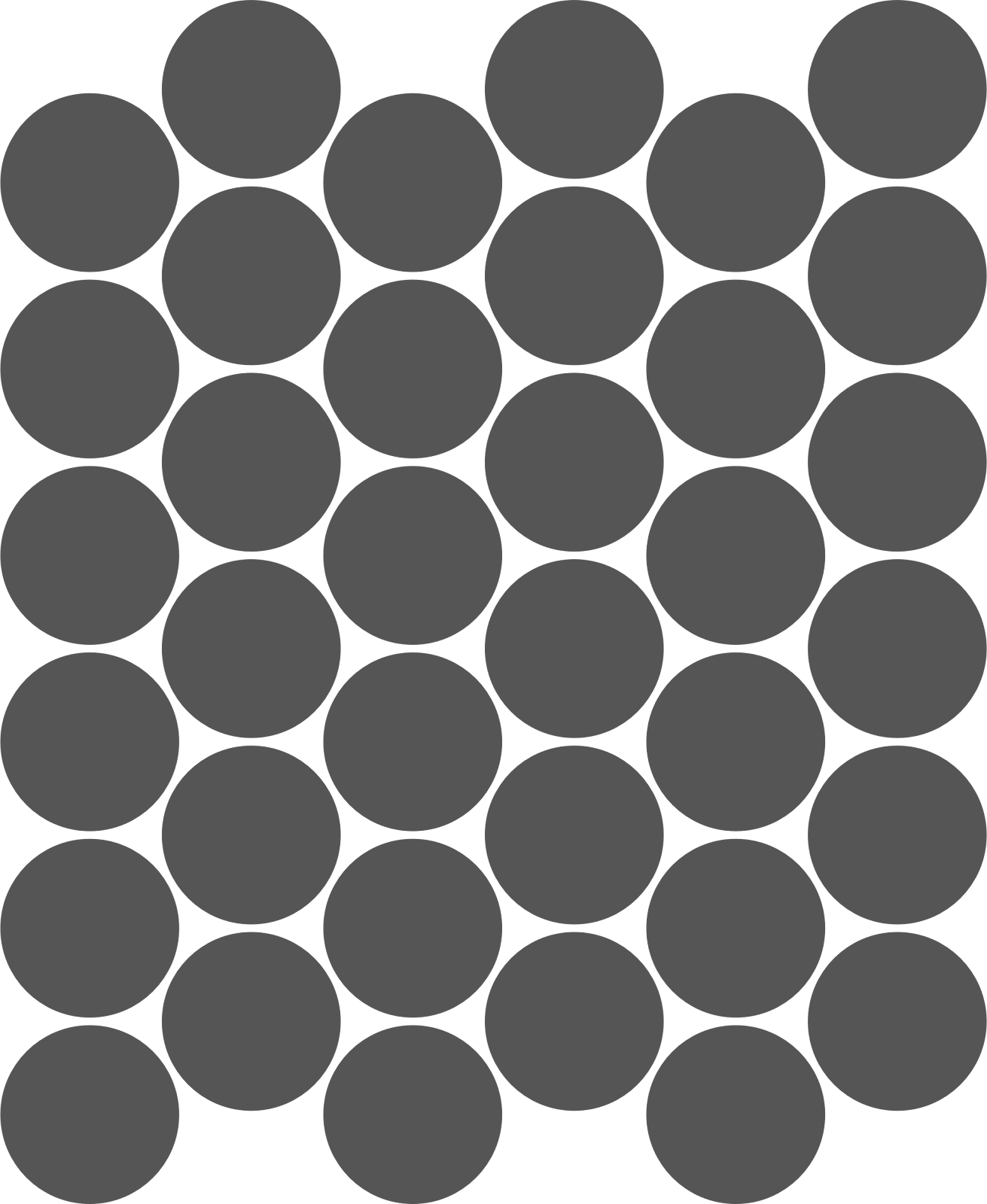 Kanu Buoy Penny Round Field Mosaic