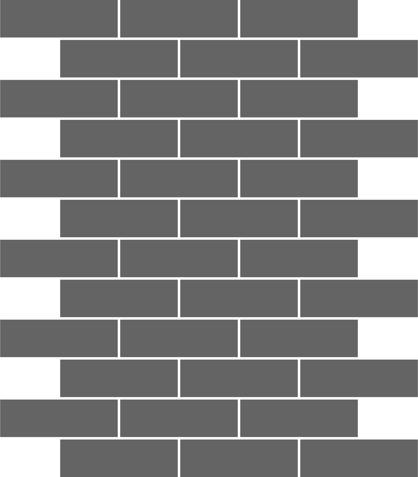 Lapis Staggered Joint 1X3 Colored Glass Mosaic