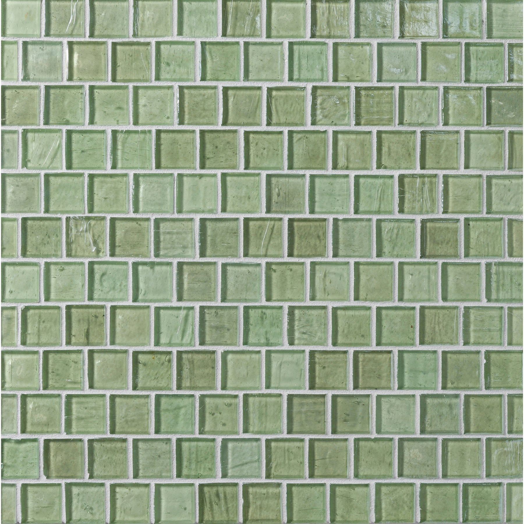 Elements Fern Leaf Colored Glass Mosaic, Trim