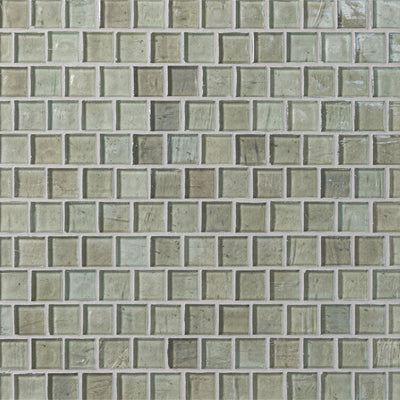 Elements Quicksilver Colored Glass Mosaic, Trim