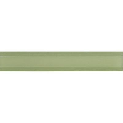 Glass Bars Sage Colored Glass Trim