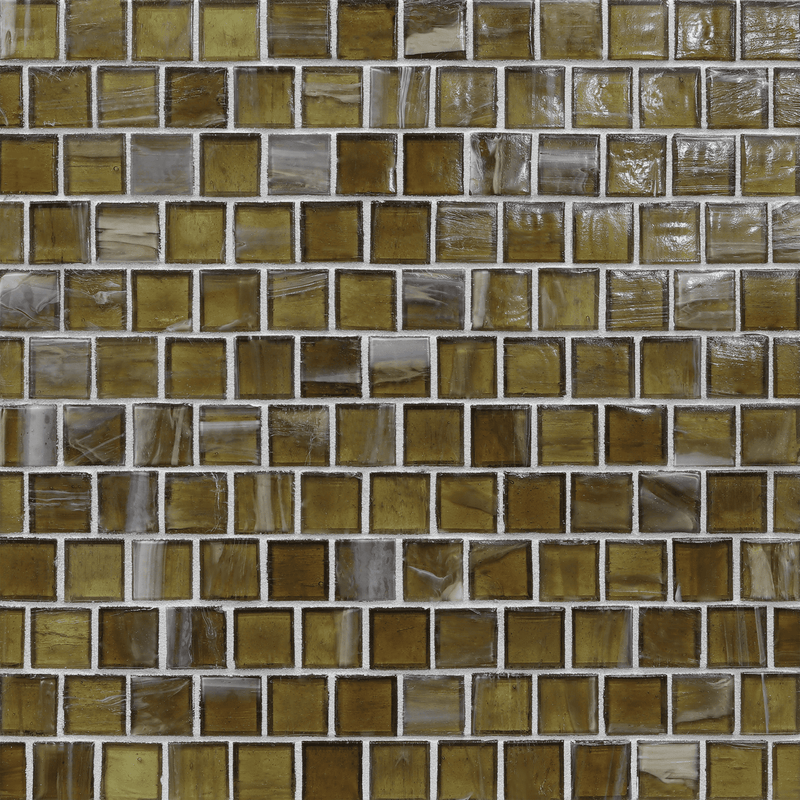 Lapis Chestnut Colored Glass Mosaic, Trim