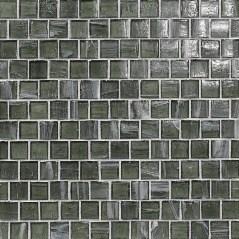 Lapis Orbit Colored Glass Mosaic, Trim