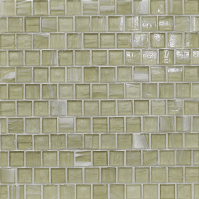 Lapis Pale Oak Colored Glass Mosaic, Trim