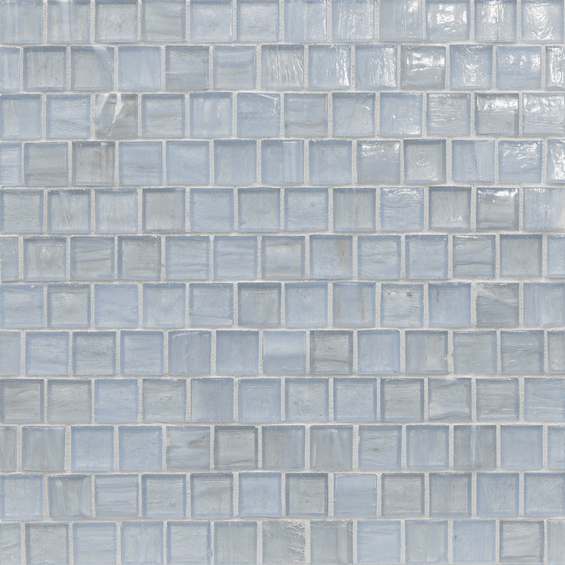 Lapis Zenith Colored Glass Mosaic, Trim