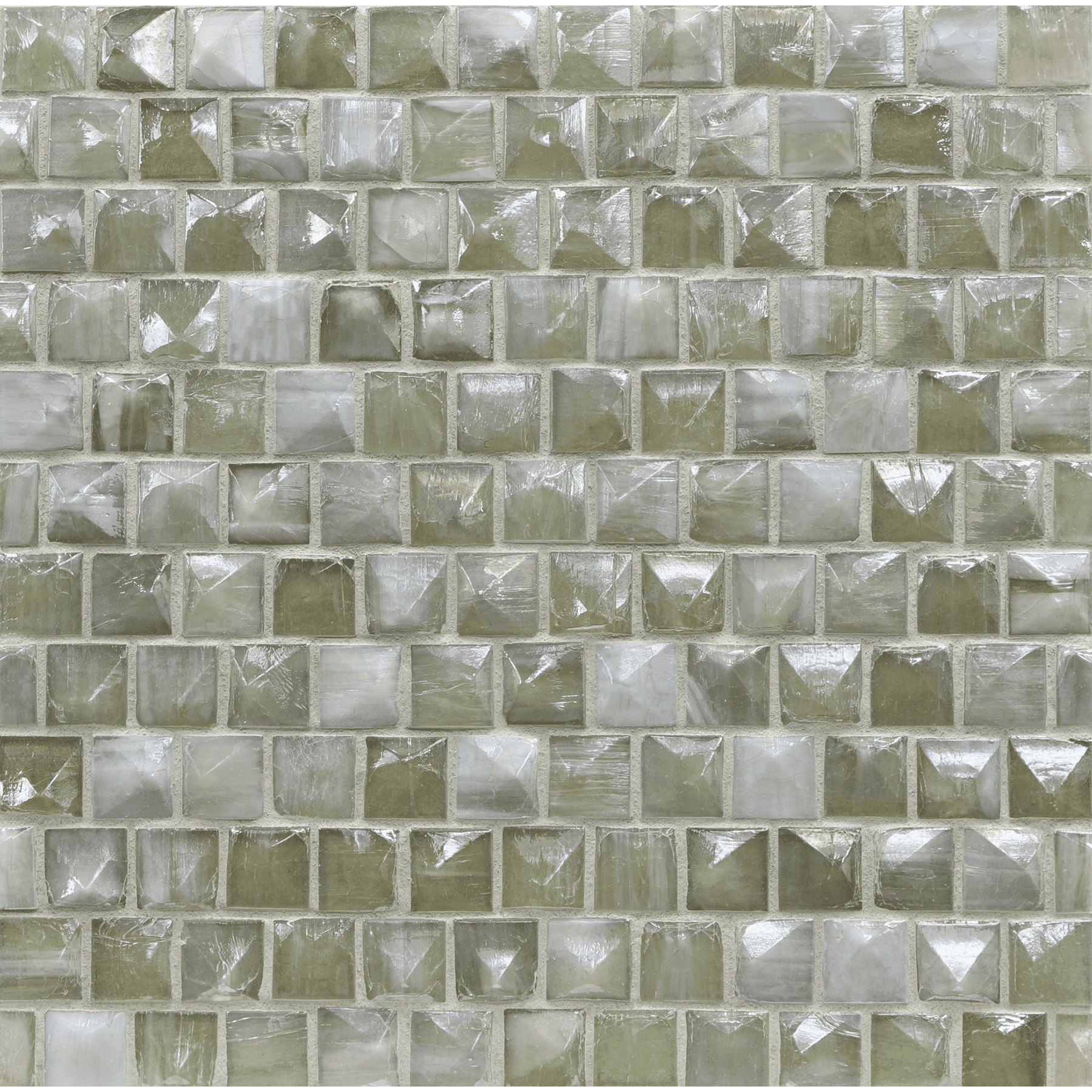 Origami Mosaic Bossa Colored Glass Mosaic