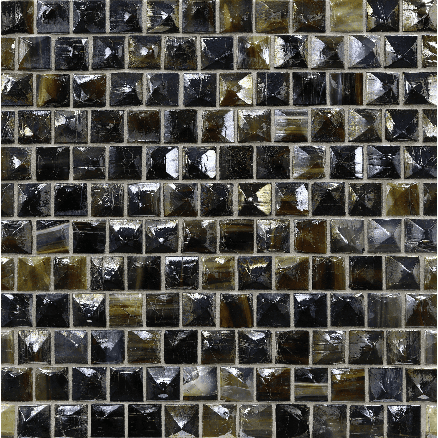 Origami Mosaic Ippei Colored Glass Mosaic