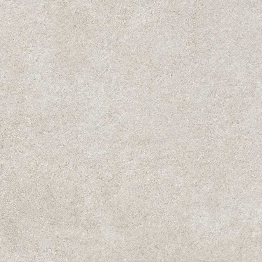 Porcelain tile with a minimalist greige texture for modern flooring and wall design.