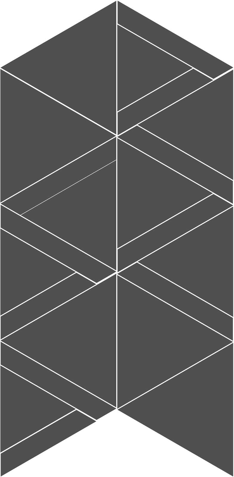 Mistral Kilim Triangular Field Mosaic