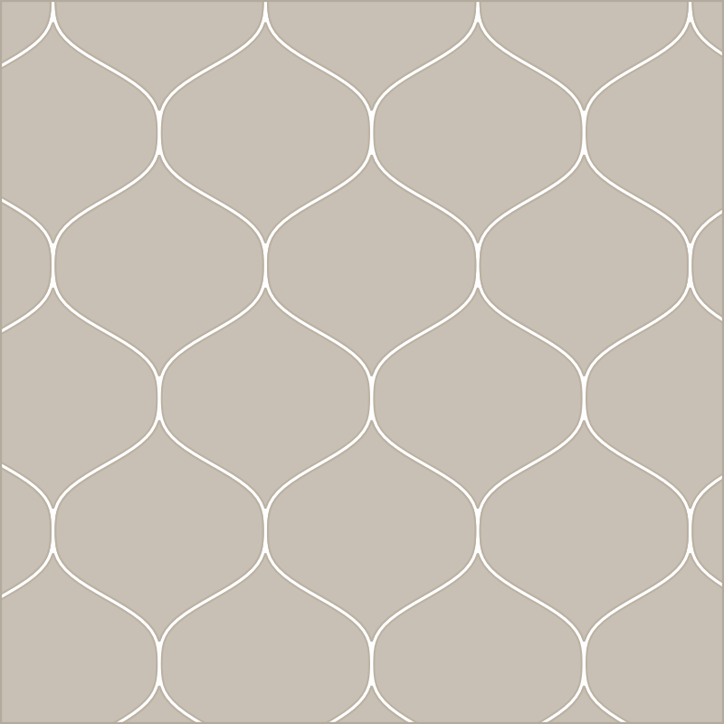 Arabesque mosaic pattern