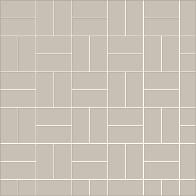 Basketweave mosaic pattern
