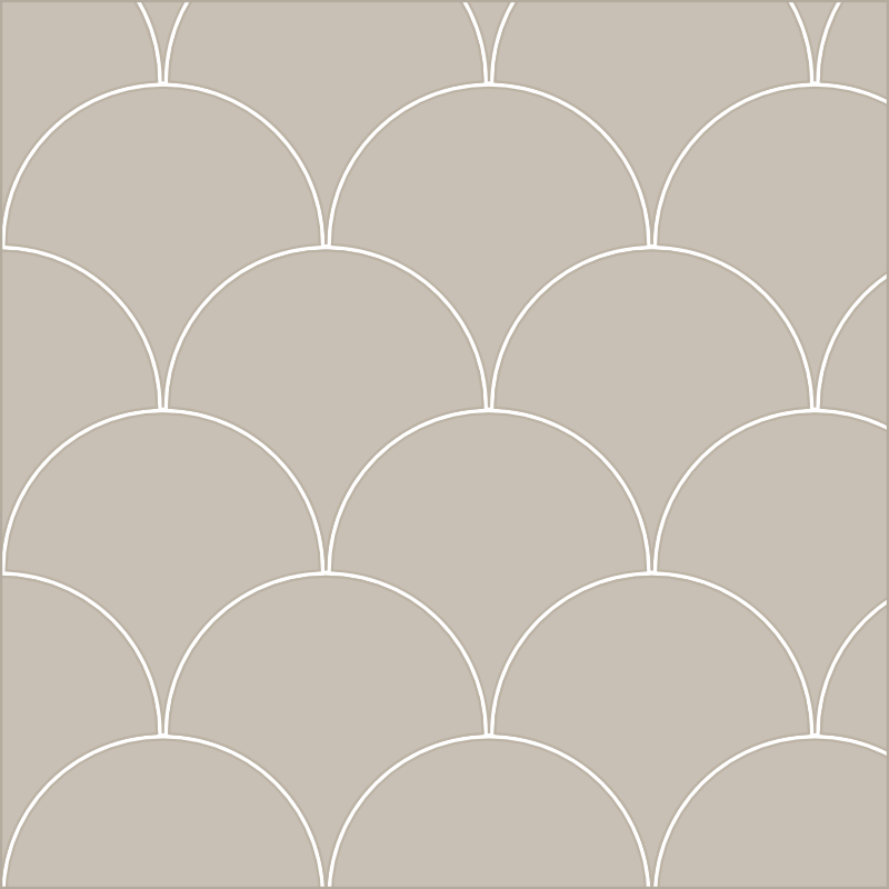 Fish Scale mosaic pattern