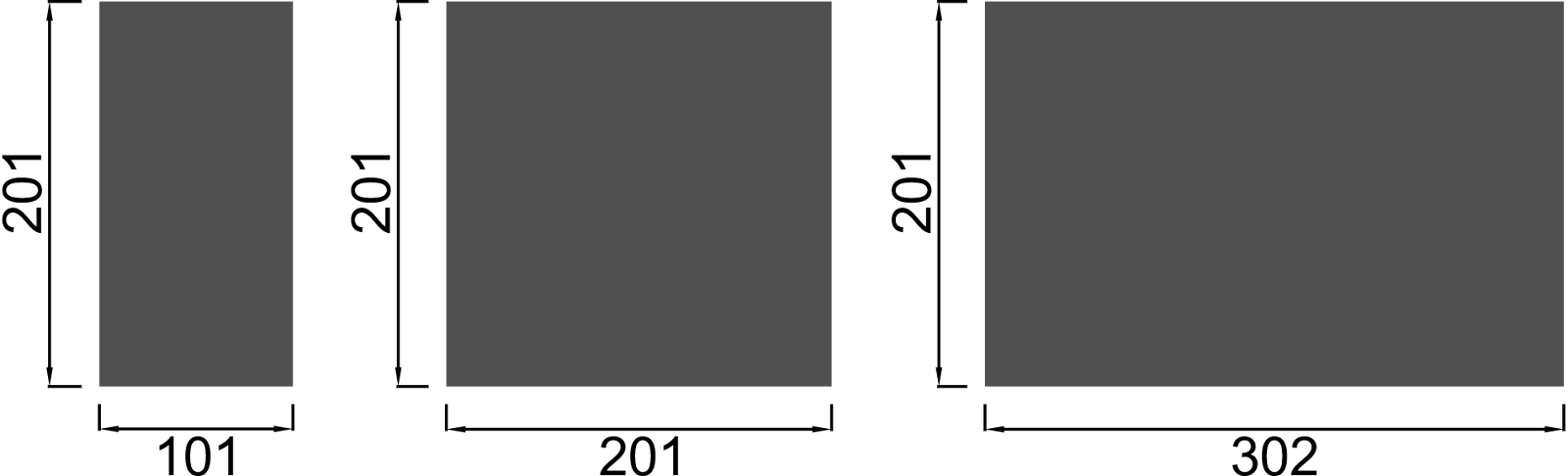 Namibia Dunes 3 Piece Rectangle Field Tile Pattern 4x8