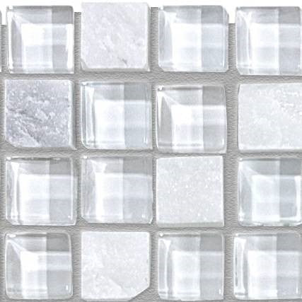 GSQ Mosaic Norwegian Ice Slate&Quartz&Glass Mosaic