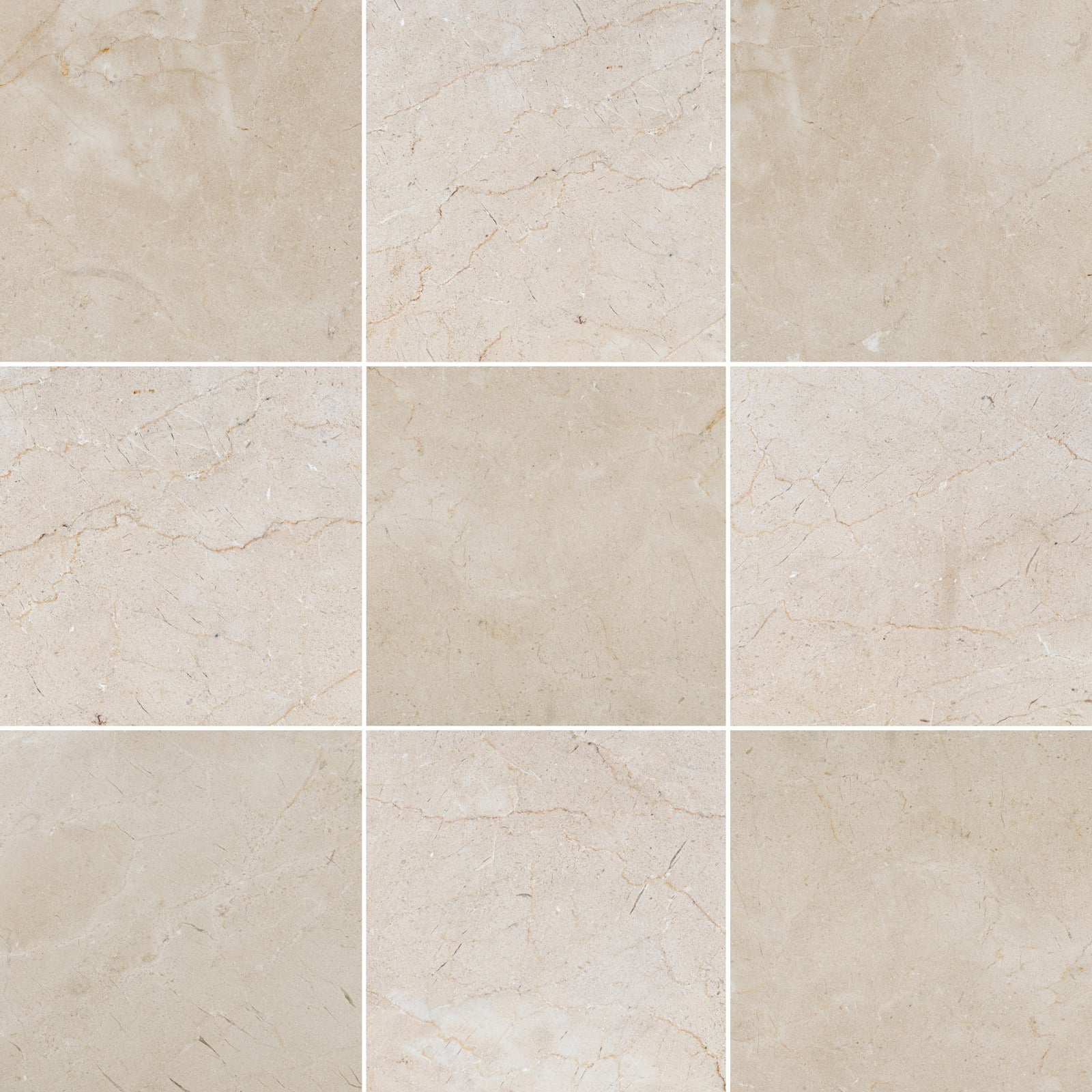 Crema Marfil Select Polished & Honed Checkerboard