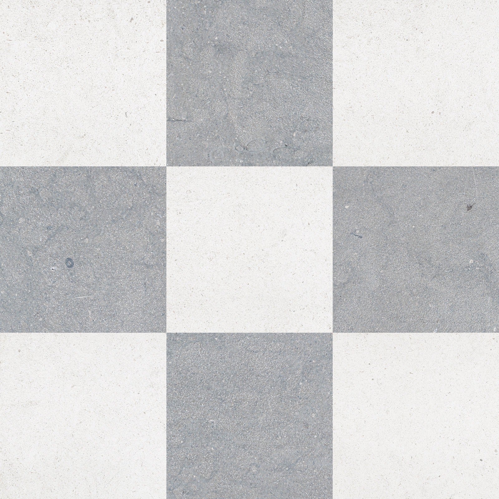 Lagos Blue & Porto Beige Checkerboard