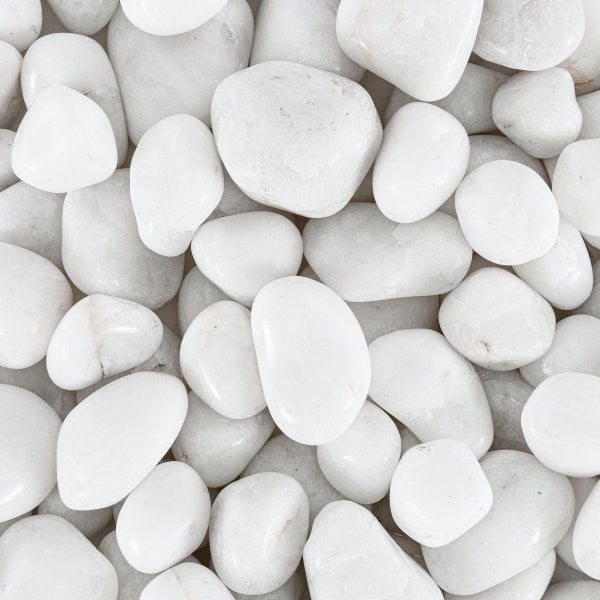 Loose Pebbles — White Quartz