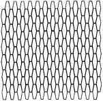 Origami Mosaic Vesper Colored Glass Mosaic