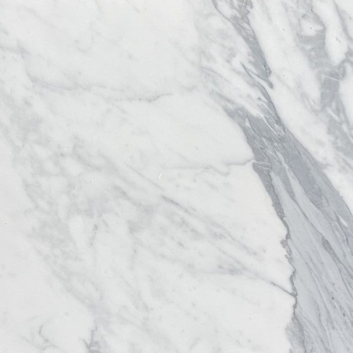 statuario white marble with gray veins texture close up