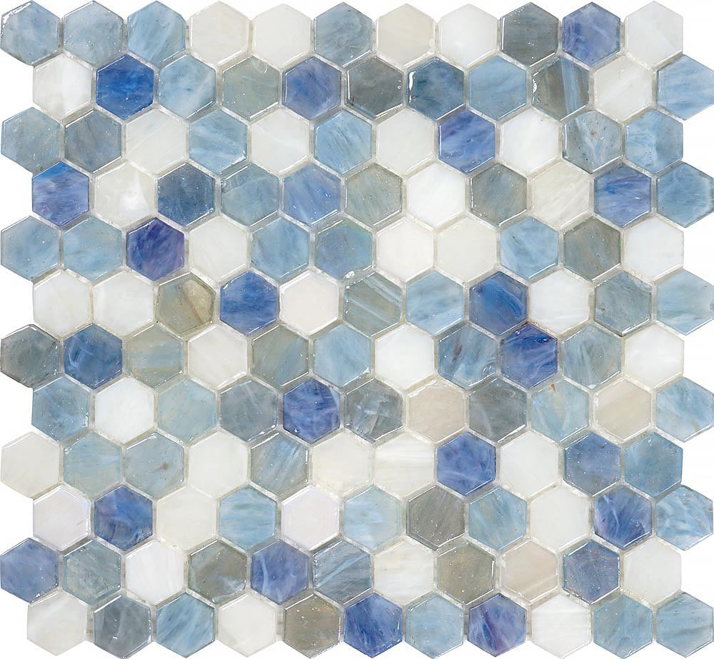 Glamour Moonstone Colored Glass Mosaic