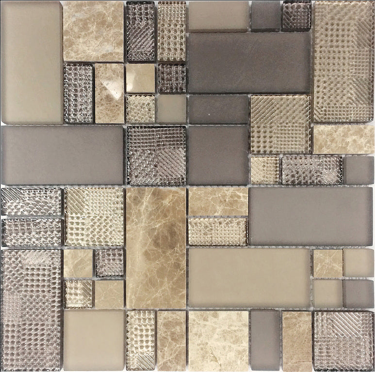 Hawaii Cliff Colored Glass Mosaic