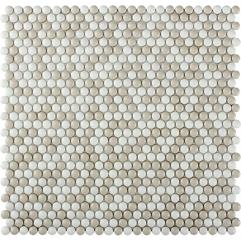 Verre Beige Colored Glass Mosaic