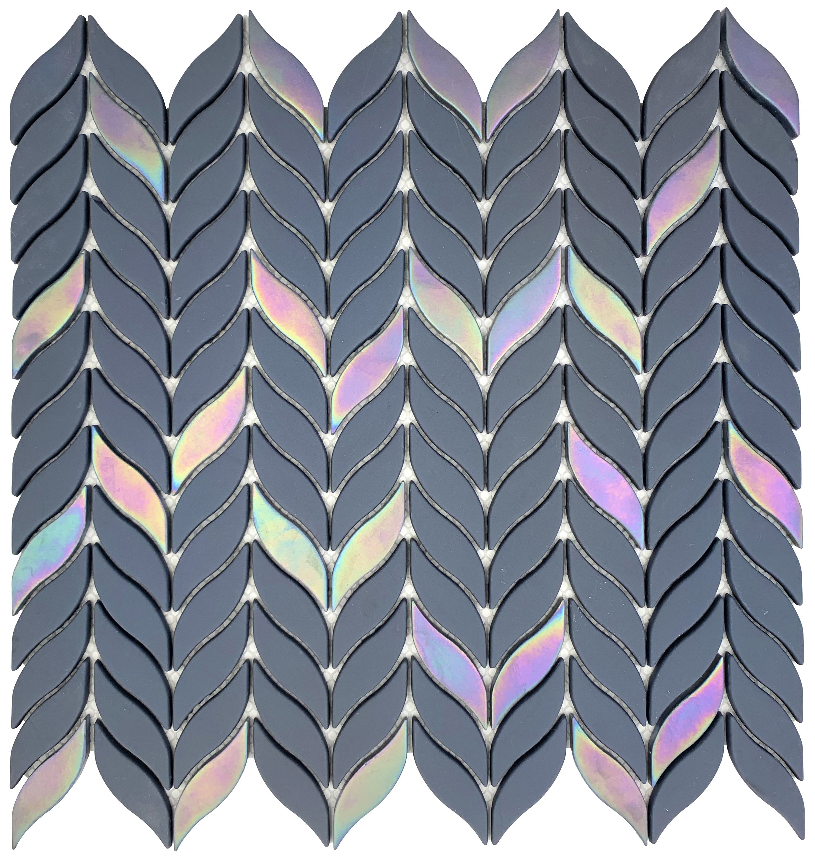 Verre Bleue Colored Glass Mosaic