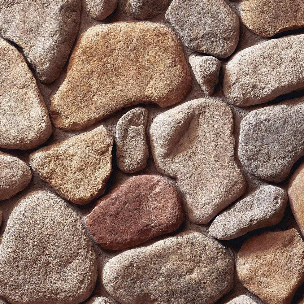 Cultured Stone River Rock Earth Blend Stone Veneer stone veneer by Cultured Stone