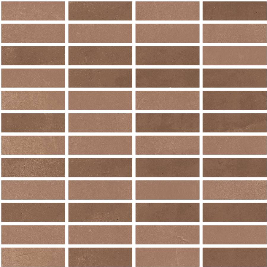 High-quality brown porcelain tile from Surface Group with a smooth finish and varying shades for interior design.