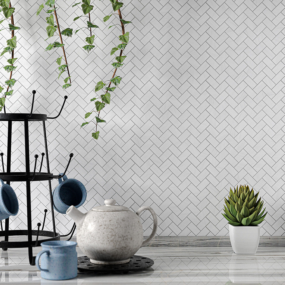 Aspen White Polished Marble collection image