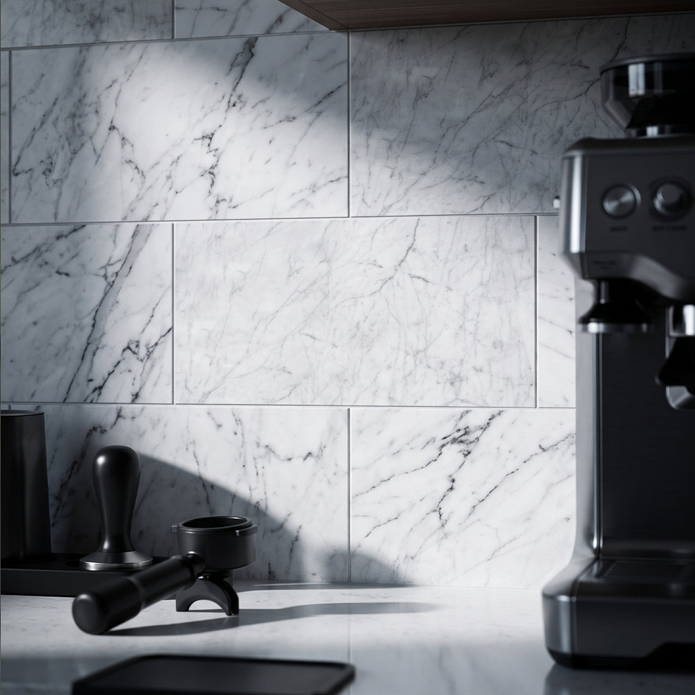 White Carrara Polished Marble collection image